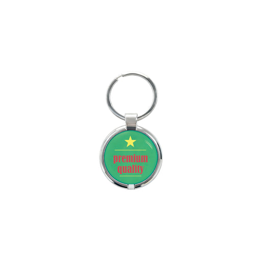 NFC Epoxy Round Tag with Metal Keyring - Custom Promotional Product