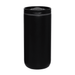 The Siena 450ml Vacuum Tumbler - A drink bottle featuring a black vacuum tumbler design with a lid and a logo.