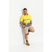 Trademutt Men's Fractal Yellow Day/Night Hi Vis Workshirt - Custom Promotional Product