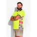 Trademutt Yellow Fractal Short Sleeve Polo - Custom Promotional Product