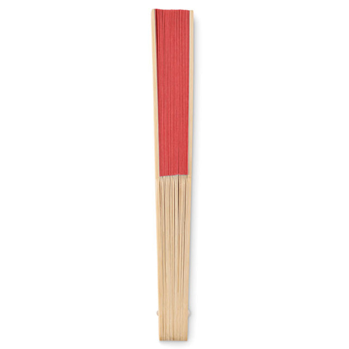 Bamboo Fabric Hand Fans - Custom Promotional Product