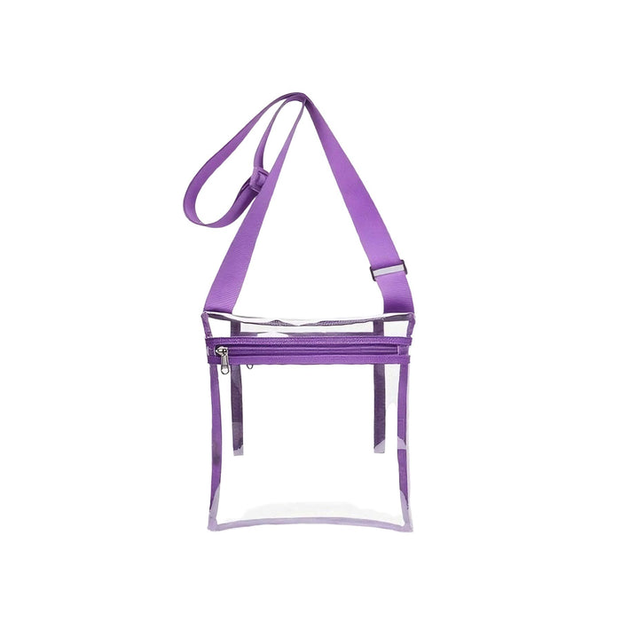 PVC Clear Crossbody Bag With Inner Pouch - Custom Promotional Product