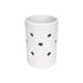 EVA Holes Stubby Holder - A drink bottle holder in white with multiple holes for airflow and a simple cylindrical design.