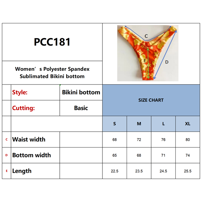 Women���s Polyester Spandex Sublimated Bikini top & bottom - Custom Promotional Product