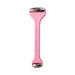Ice Massager Roller Double Head - A pink double-headed ice massager roller with silver accents, featuring a textured grip.