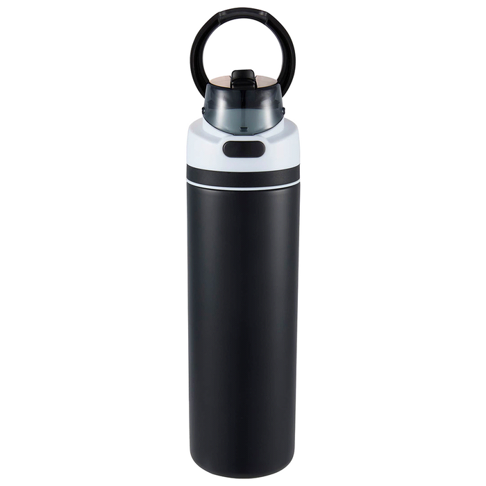 Elvin 900ml Recycled Stainless Flip Straw Bottle - Custom Promotional Product