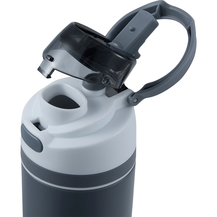 Elvin 900ml Recycled Stainless Flip Straw Bottle - Custom Promotional Product