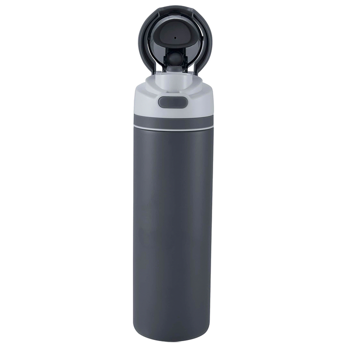 Elvin 900ml Recycled Stainless Flip Straw Bottle - Custom Promotional Product