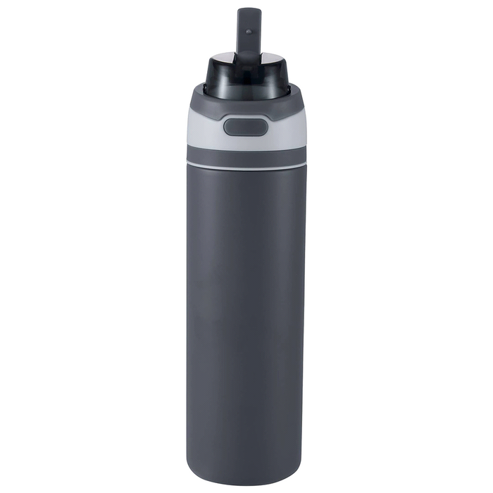 Elvin 900ml Recycled Stainless Flip Straw Bottle - Custom Promotional Product