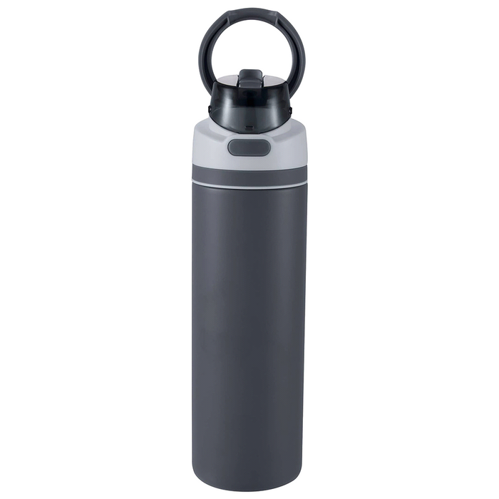Elvin 900ml Recycled Stainless Flip Straw Bottle - Custom Promotional Product