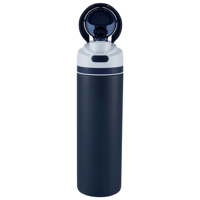 Elvin 900ml Recycled Stainless Flip Straw Bottle - Custom Promotional Product