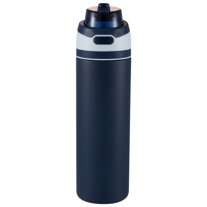 Elvin 900ml Recycled Stainless Flip Straw Bottle - Custom Promotional Product