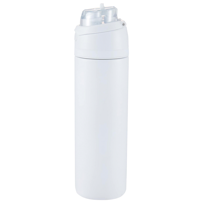 Elvin 900ml Recycled Stainless Flip Straw Bottle - Custom Promotional Product