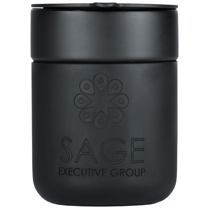 Java 330 ml Ceramic Tumbler w/ Silicone Wrap - Custom Promotional Product