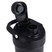 Forge Double Wall Shaker 750ml - A drink bottle in matte black with a secure lid and carrying handle, featuring a logo on the side.
