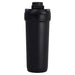 Forge Double Wall Shaker 750ml - A drink bottle in matte black, featuring a screw-top lid and a logo on the body.