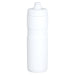 Sprint Sport Bottle 750ml - A drink bottle in white, featuring a screw-on cap and a slim design. It has a logo on the surface.