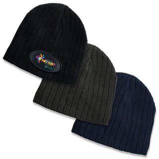 Cable Knit Beanie - Custom Promotional Product