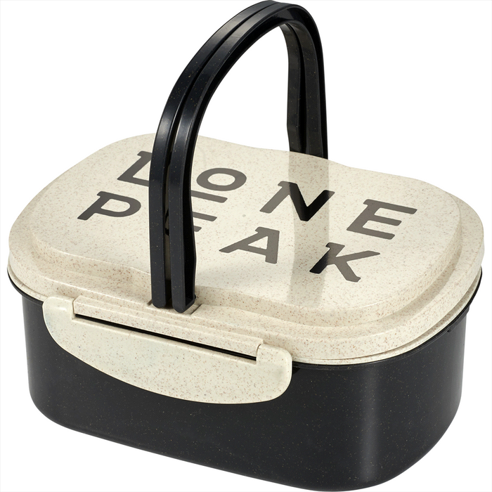 Plastic & Wheat Straw Lunch Box - Custom Promotional Product