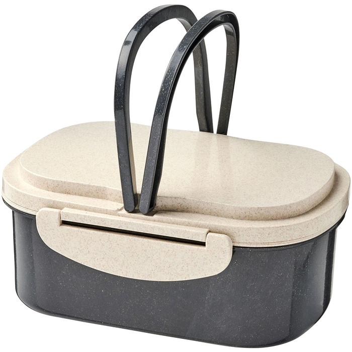 Plastic & Wheat Straw Lunch Box - Custom Promotional Product