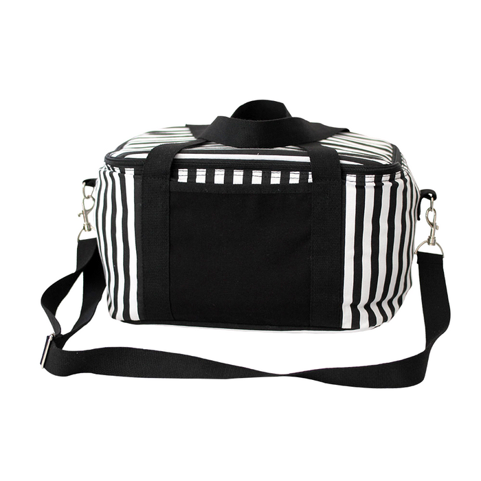 Striped Cotton Canvas Cooler 16L - Custom Promotional Product
