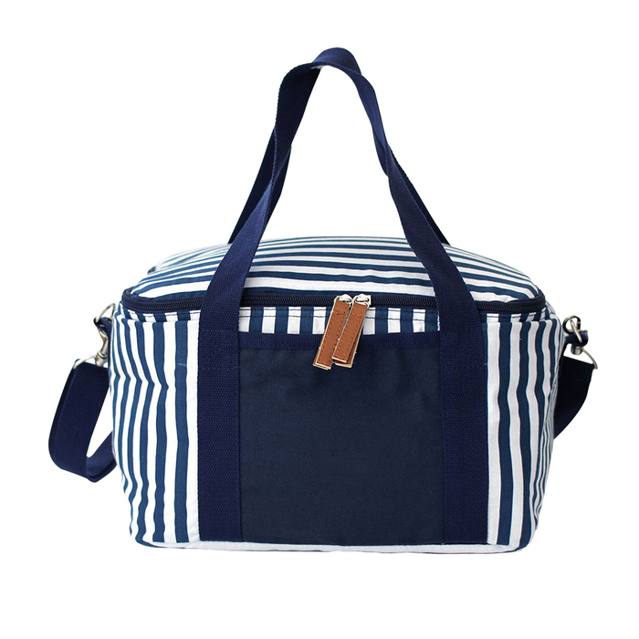 Striped Cotton Canvas Cooler 16L - Custom Promotional Product
