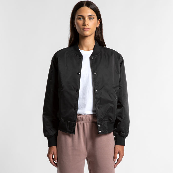 Recycled Polyester College Bomber Jacket - Custom Promotional Product