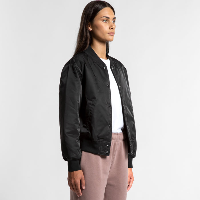 Recycled Polyester College Bomber Jacket - Custom Promotional Product