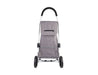 Sachi 'Urban' Aluminium Shopping Trolley - An aluminium shopping trolley with a grey fabric bag and black handle, featuring two wheels for mobility.