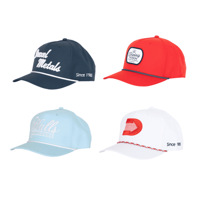 Heritage 5 Panel Polyester Cap with Custom Braid