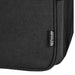 Tundra GRS RPET Picnic Cooler Backpack w/ Cutlery Set 20L - A dark grey cooler backpack with a textured finish and a label indicating recycled polyester material.