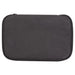 Tundra GRS RPET Double Compartment Cooler Bag 13L - A dark grey cooler bag with a double compartment design and a zipper closure, featuring a logo.