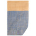Paper Straw Tote Bag - 10L - A textured tote bag featuring light brown and blue hues, with a woven pattern and a branded logo.
