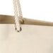 Florida GRS Recycled Beach Tote Bag - A cream-coloured tote bag featuring rope handles and a metal eyelet. It includes a logo on the front.