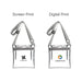 PVC Clear Crossbody Bag With Inner Pouch - Custom Promotional Product