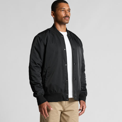Recycled Polyester College Bomber Jacket - Custom Promotional Product