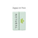 Folding 7 Compartment Pills Box - A folding pill box with seven compartments in light green, featuring a logo and printed text.