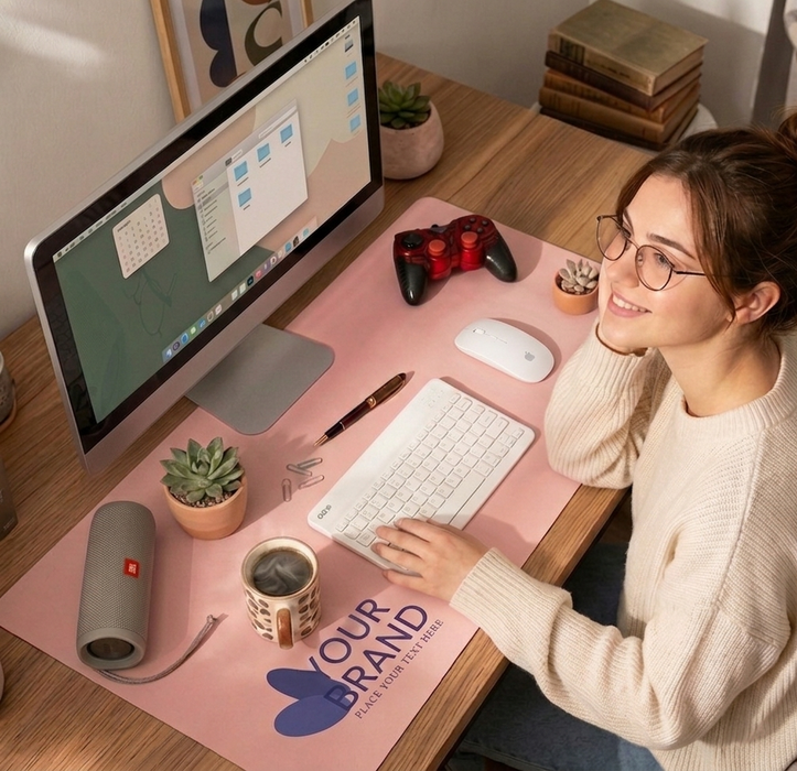 PU Leather Desk Mat
