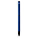 Verton Recycled Aluminium Twist Ballpoint Pen - A blue recycled aluminium twist ballpoint pen with a logo at the top.