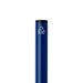 Verton Recycled Aluminium Twist Ballpoint Pen - A blue twist ballpoint pen made from recycled aluminium, featuring a black cap and a logo indicating its eco-friendly materials.