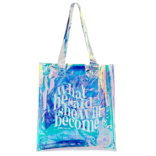 Clear Holographic Tote Bag - Custom Promotional Product
