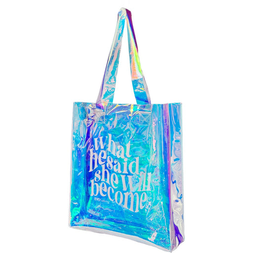 Clear Holographic Tote Bag - Custom Promotional Product