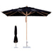 3x3m Wind-resistant Square Stock Colour Outdoor Umbrella - Custom Promotional Product