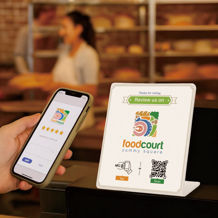 NFC Review Stand - Custom Promotional Product