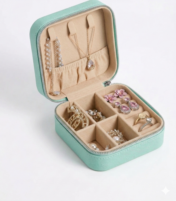 Wanderlust Compact Jewellery Organiser Case