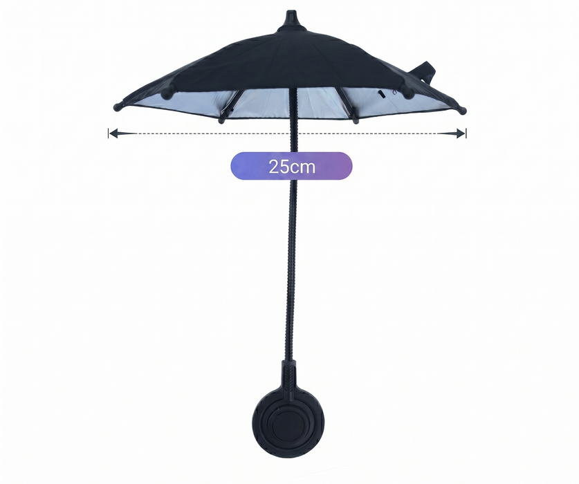 Magnetic Retractable Phone Umbrella