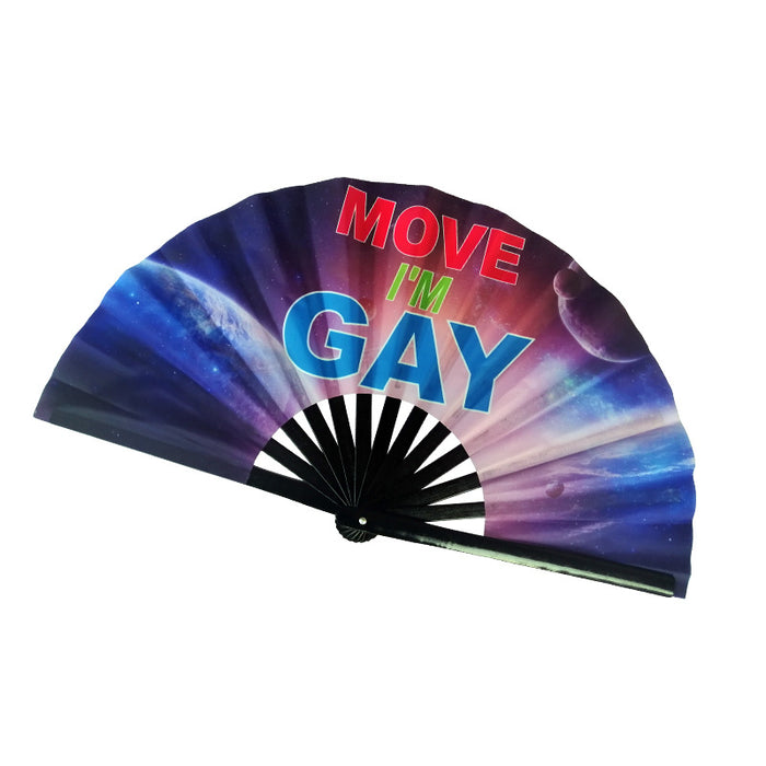 Large Bamboo Fans - Custom Promotional Product