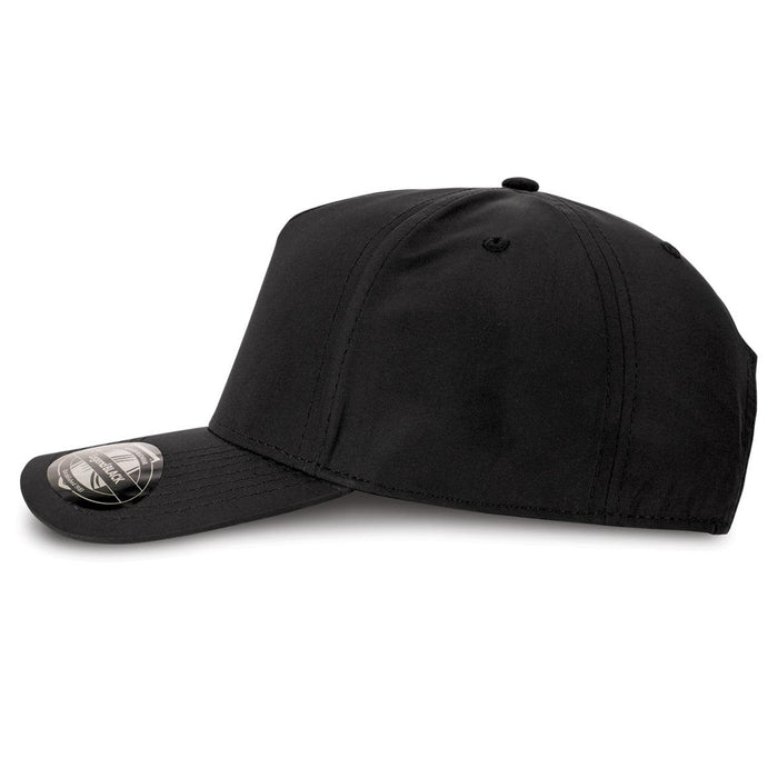 A-Frame Sport - A black cap with a curved visor and a logo on the front, featuring a six-panel design.