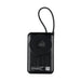 Eclipse Magnetic Power Bank 10000mAh - A black magnetic power bank with a looped strap and a circular charging area on the front.