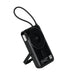 Eclipse Magnetic Power Bank 10000mAh - A black magnetic power bank with a strap, featuring a stand and branding. It has a smooth finish and compact design.